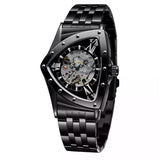 Forsining Men's Skeleton Automatic Watch – Fashion Diamond Dial Mechanical Timepiece