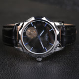 T-Winner Men's Classic Mechanical Watch – Large Dial Retro Fashion Timepiece