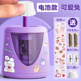 True Color Pencil Sharpener, Automatic Pencil Sharpener, Special Electric Pencil Sharpener for Children and Primary School Students, Rechargeable Pencil Sharpener