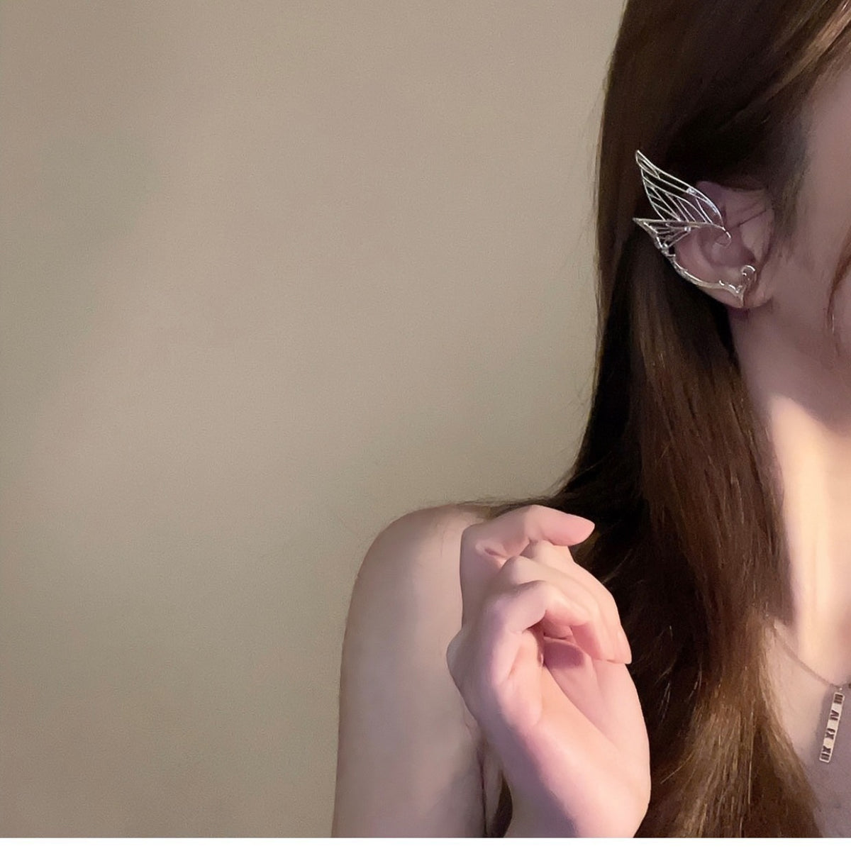 Elf Wing Ear Clips, Luxury No-Piercing Earrings