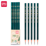 Deli 33311 Pencil 2B/Hb Primary School Student Writing Hexagonal Pole Exam Sketch Pen 10 Pieces Kidsren's Stationery Supplies