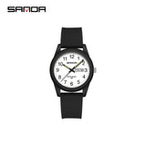 Sanda Dual Calendar Couple Quartz Watch – Waterproof Fashion Watch for Men & Women