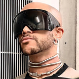 [Alcyoneus] Futuristic Oversized Sunglasses