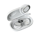 TWS Wireless Earbuds with LED Charging Case, Semi-Open-Back In-Ear