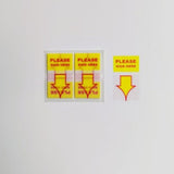 Withdrawable Newspaper Stickers Contract Documents Indicating Label Stickers SIGN HERE Arrows Classification Index Stickers Post-it Stickers