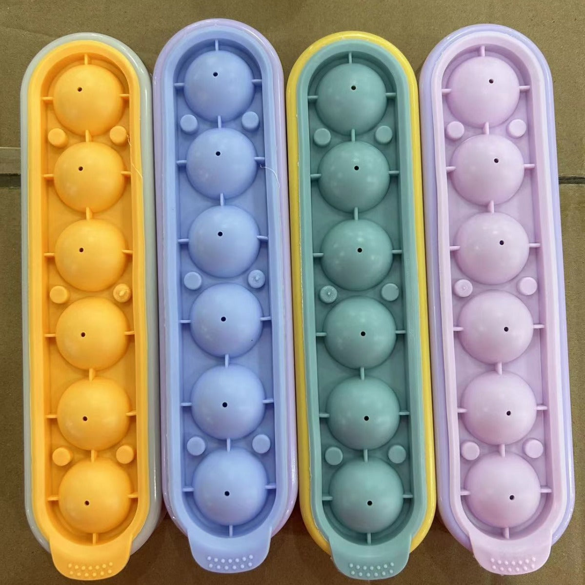 Ball Silicone Ice Ball Mold Mold Frozen Ice Ice Box Refrigerator Ice Ball Ice Cube Spherical Grids Household