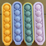 Ball Silicone Ice Ball Mold Mold Frozen Ice Ice Box Refrigerator Ice Ball Ice Cube Spherical Grids Household