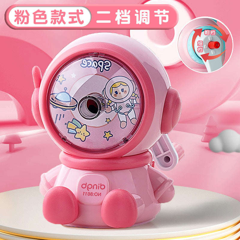 Kulomi Pencil Sharpener Primary School Student Pencil Sharpener Hand-cranked Automatic Pencil Sharpener Durable Pencil Sharpener