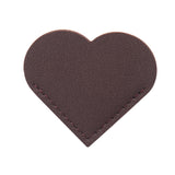 Pack of 2-pcs Heart-Shaped Leather Bookmark