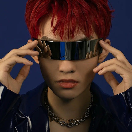 [Utopia] Futuristic Wraparound Sunglasses