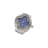 BOZHI Luxury Four-Leaf Clover Ring Watch – Diamond Quartz Finger Watch