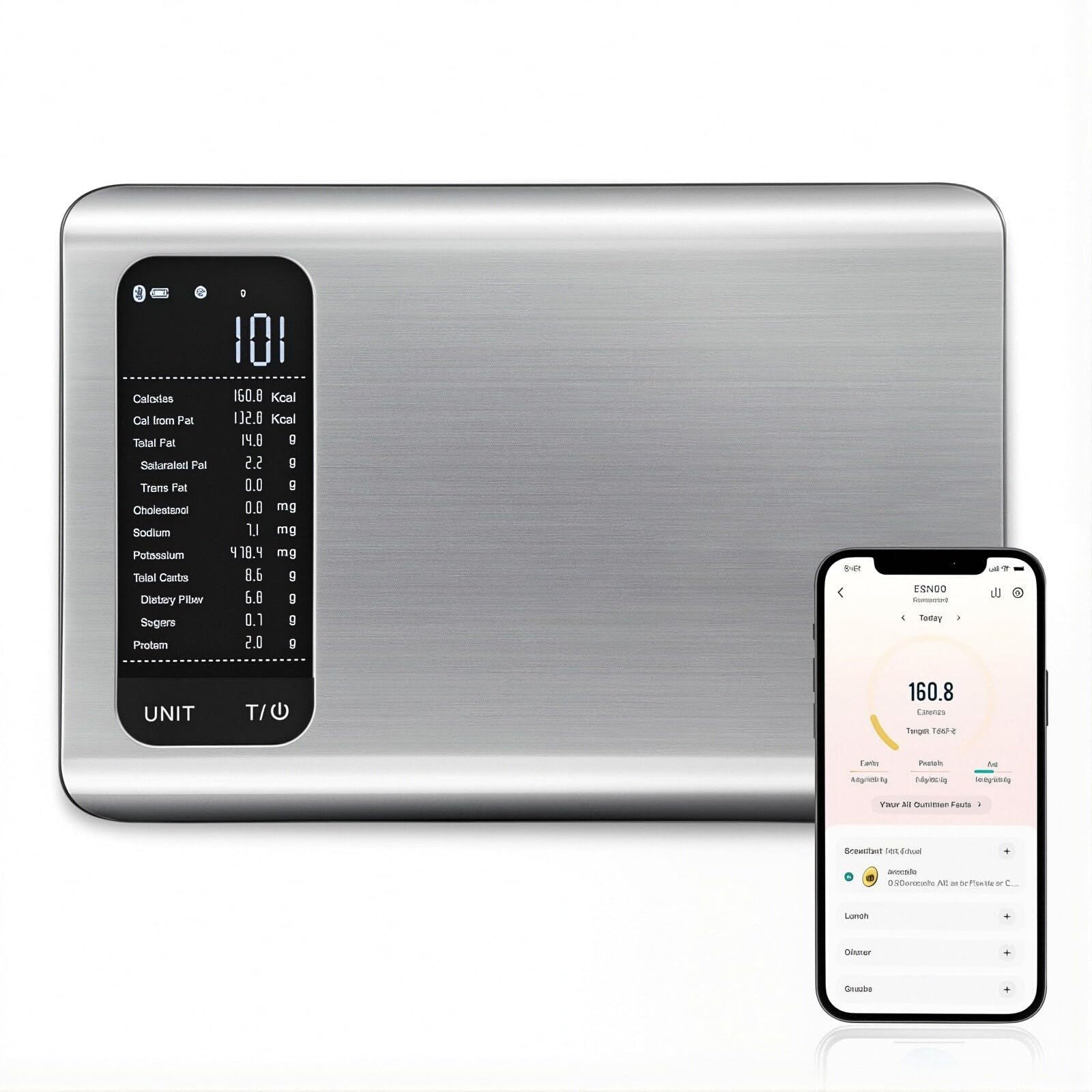 Cross-Border Spot Kitchen Smart Scale Supports Mobile App Interconnection Health Scale Digital Scale Food Seasoning Control Scale