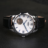 T-Winner Men's Classic Mechanical Watch – Large Dial Retro Fashion Timepiece