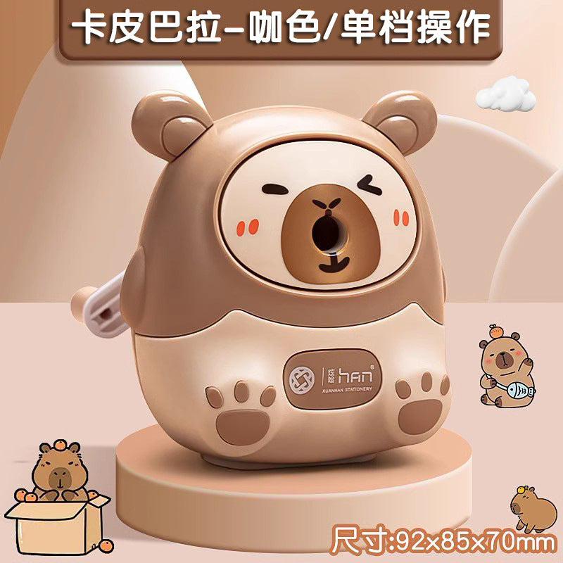 Kulomi Pencil Sharpener Primary School Student Pencil Sharpener Hand-cranked Automatic Pencil Sharpener Durable Pencil Sharpener
