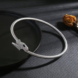 Rhinestone Snake Choker Necklace – Punk Statement Jewelry for Women