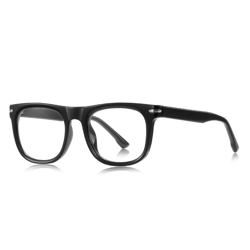 Plate with TR90 anti-blue light glasses frame 2200 trend men's flat mirror cross-border boutique pin optical frame