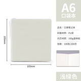 A7 Portable Pocket Notebook in Stock, Blank Stampable Notebook, Cultural and Creative Souvenir Notebook for Tourist Attractions and Museums, Customizable