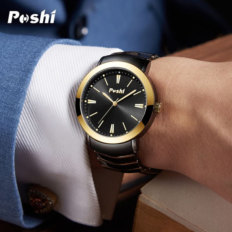 POSHI Men's Minimalist Quartz Watch
