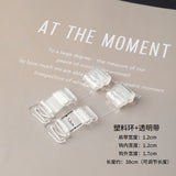 Transparent Shoulder Strap Invisible Shoulder Strap Bra Strap Frosted Plastic Widened Invisible Strap Non-magnetic Adjustable Type Inner Wear Strap Anti-slip
