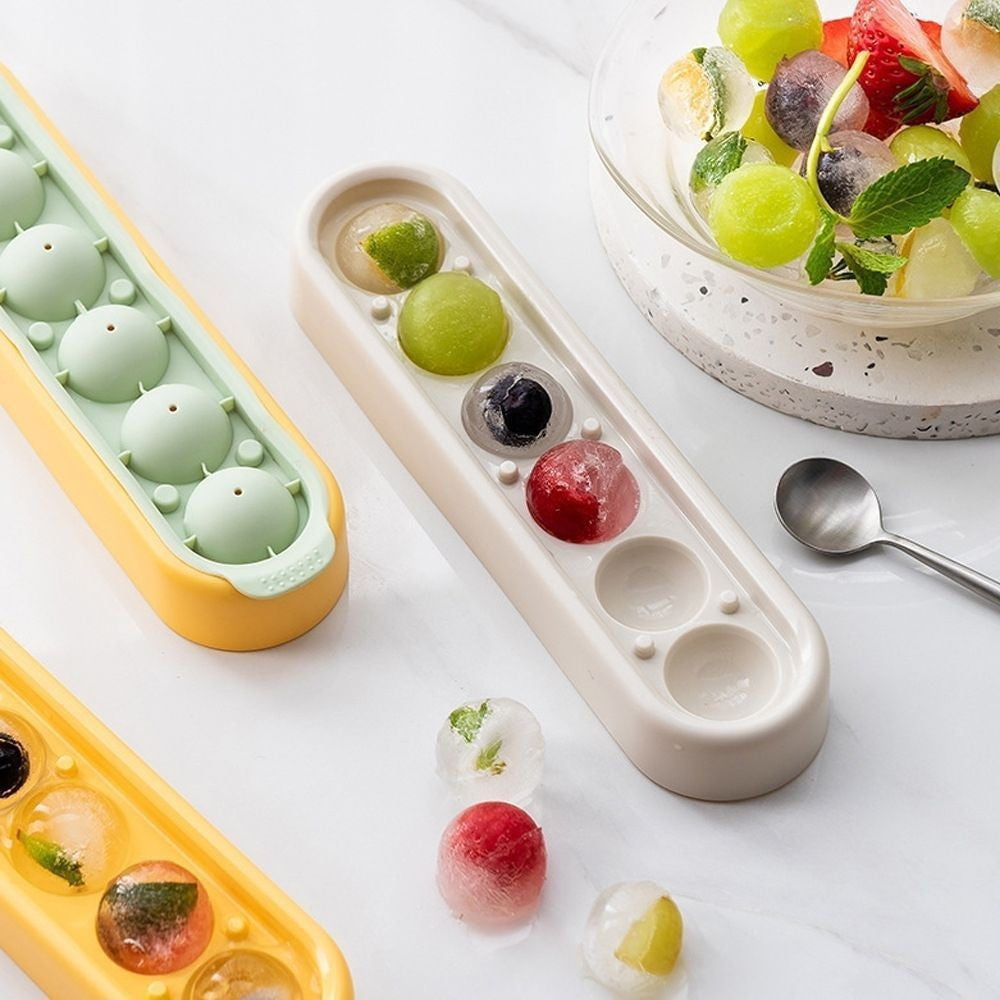 Ball Silicone Ice Ball Mold Mold Frozen Ice Ice Box Refrigerator Ice Ball Ice Cube Spherical Grids Household