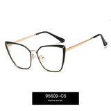 Metal Blue Light Blocking Glasses – Dual-Color Frame, Spring Temple Design