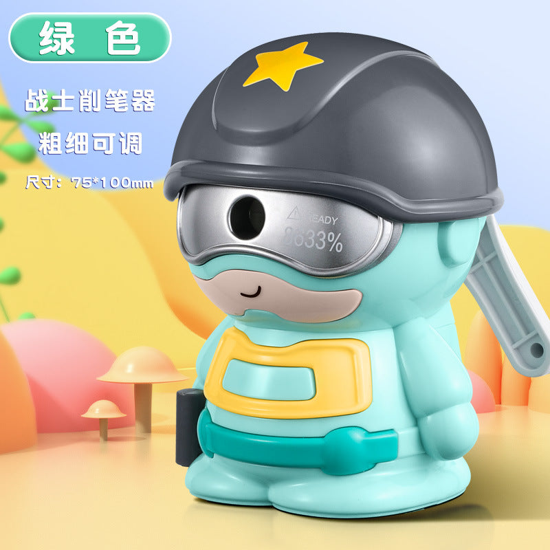 Kulomi Pencil Sharpener Primary School Student Pencil Sharpener Hand-cranked Automatic Pencil Sharpener Durable Pencil Sharpener