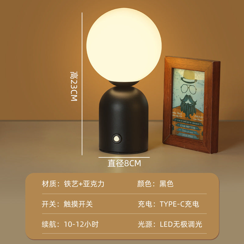 Nordic Macaron Table Lamp Clear Bar Bar Table Lamp Cafe KTV Atmosphere Lamp Bedside Lamp Wedding Lamp