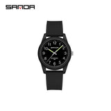 Sanda Dual Calendar Couple Quartz Watch – Waterproof Fashion Watch for Men & Women