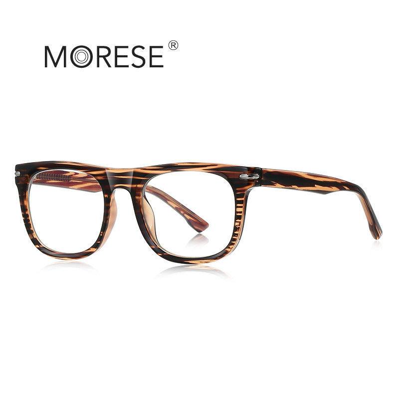 Plate with TR90 anti-blue light glasses frame 2200 trend men's flat mirror cross-border boutique pin optical frame