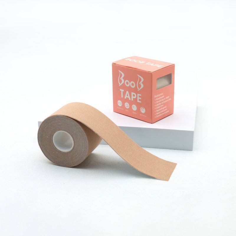 Cross-Border Popular Elastic Cloth Lifting Tape Push-Up Self-Adhesive Invisible Lifting Chest Tape Sports Bandage Chest Patch