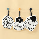 French Hand Towel Hanging Absorbent Household Coral Velvet Towel Kitchen Bathroom Thickeneded Hand Towel Cute Souvenir