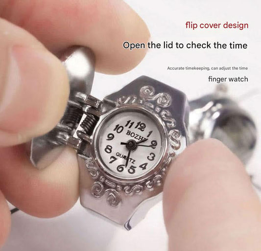 Hello Kitty Ring Watch – Cute Quartz Finger Watch