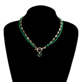 Zircon Heart Pendant Necklace for Women – Diamond-Inspired Clavicle Chain