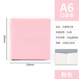 A7 Portable Pocket Notebook in Stock, Blank Stampable Notebook, Cultural and Creative Souvenir Notebook for Tourist Attractions and Museums, Customizable