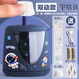 True Color Pencil Sharpener, Automatic Pencil Sharpener, Special Electric Pencil Sharpener for Children and Primary School Students, Rechargeable Pencil Sharpener