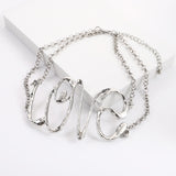 LOVE Letter Pendant Necklace – Trendy Hip-Hop Statement Jewelry for Women