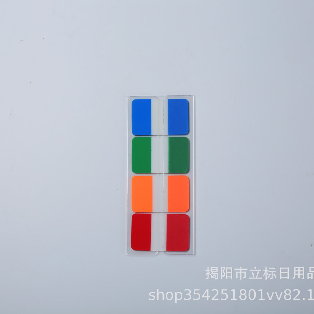 Creative cute transparent index stickers removable wave dot fluorescent label indicator stickers color waterproof sticky sticky notes