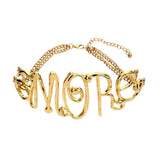 AMORE Letter Pendant Necklace – Retro Hip-Hop Style Statement Jewelry for Women