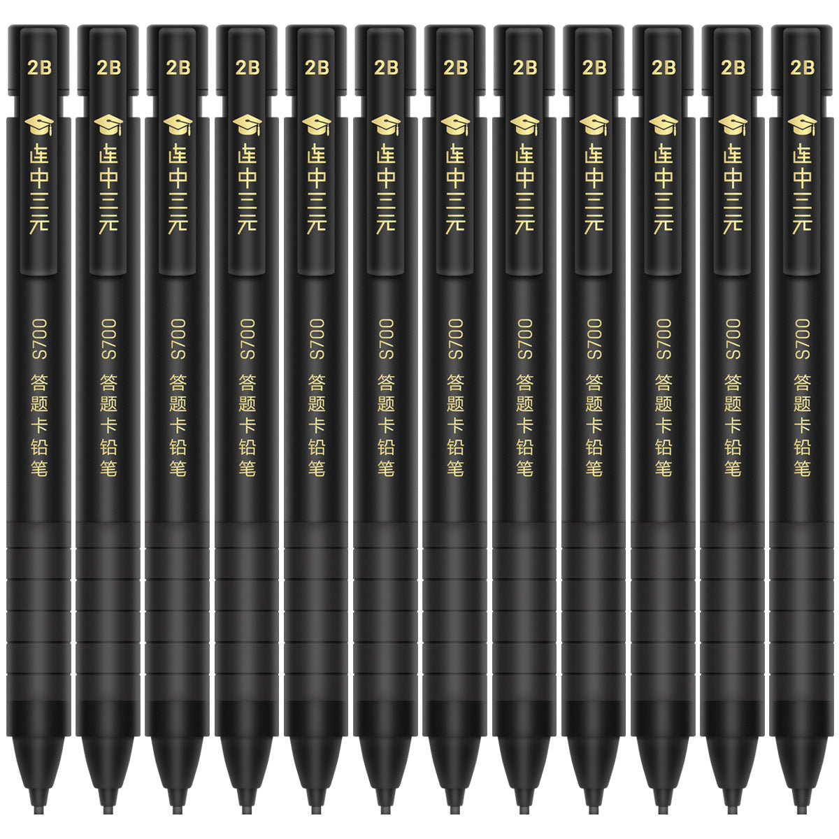 Deli S700/S835 Answer Sheet Pencil for Student Exams 2B Marking Pencil S720 Computer Marking Square Refill