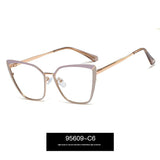 Metal Blue Light Blocking Glasses – Dual-Color Frame, Spring Temple Design