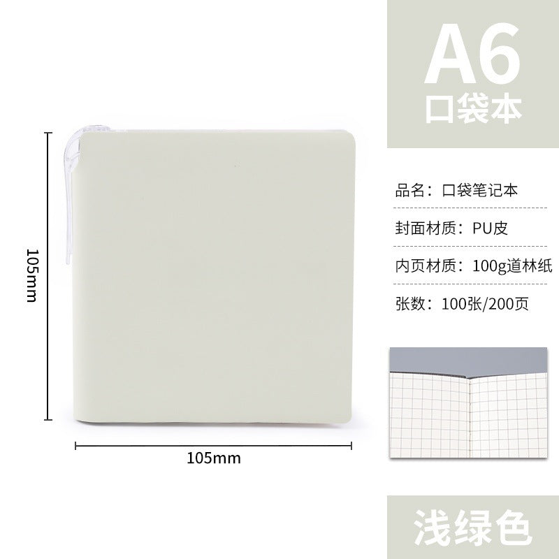 A7 Portable Pocket Notebook in Stock, Blank Stampable Notebook, Cultural and Creative Souvenir Notebook for Tourist Attractions and Museums, Customizable