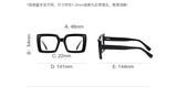 Anti-Blue Light Oversized Square Glasses – TR90 Fashion Eyewear for Women