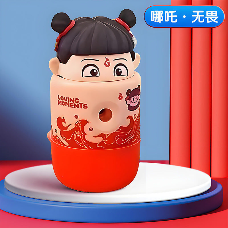 Kulomi Pencil Sharpener Primary School Student Pencil Sharpener Hand-cranked Automatic Pencil Sharpener Durable Pencil Sharpener