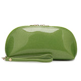 Patent Leather Clutch Bag Women's Cosmetic Bag Korean Style Mini Clutch Banquet Coin Purse Mobile Phone Shell Lipstick Zipper Small Bag