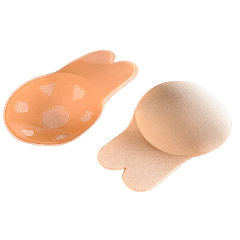 Women's Thin Breathable Invisible Strapless Bra Special Breast Patch for Bridal Wedding Dress