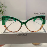 Cat-Eye Anti-Blue Light Glasses for Women – Oversized Full-Frame Fashion Eyewear