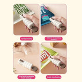 Cute Mini Bag Sealer – Rechargeable Hand-Press Heat Sealing Clip for Snack & Plastic Bags