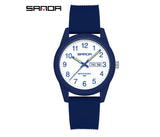 Sanda Dual Calendar Couple Quartz Watch – Waterproof Fashion Watch for Men & Women