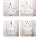 Foldable Clothes Drying Rack Net Basket for Socks & Underwear – Deformation-Resistant Hanging Dryer