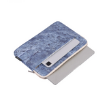 Waterproof Laptop Sleeve – Marble Slate Print, Stone Texture Protective Case (11"-15" inches)